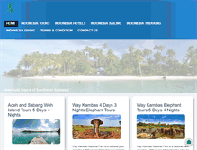 Tablet Screenshot of lombokmarine.com